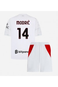 AC Milan Luka Modric #14 Jalkapallovaatteet Lasten Vieraspeliasu 2026-27 Lyhythihainen (+ Lyhyet housut)